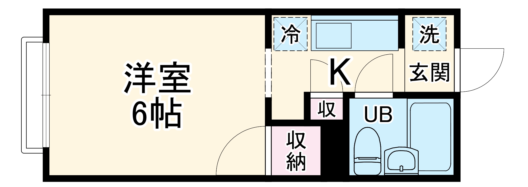 第2アローハイツの間取り