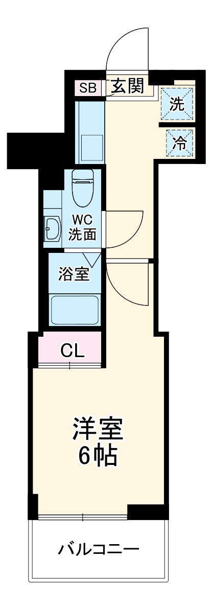 グランリーヴェル横濱VIVANTの間取り
