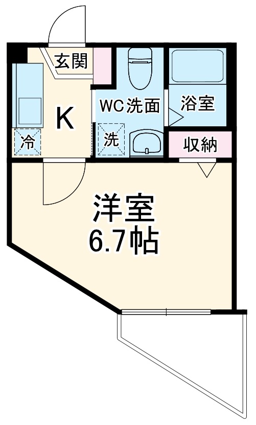 ウエストガーデン八木崎の間取り