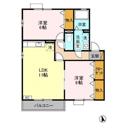 ウィンドワードAの間取り