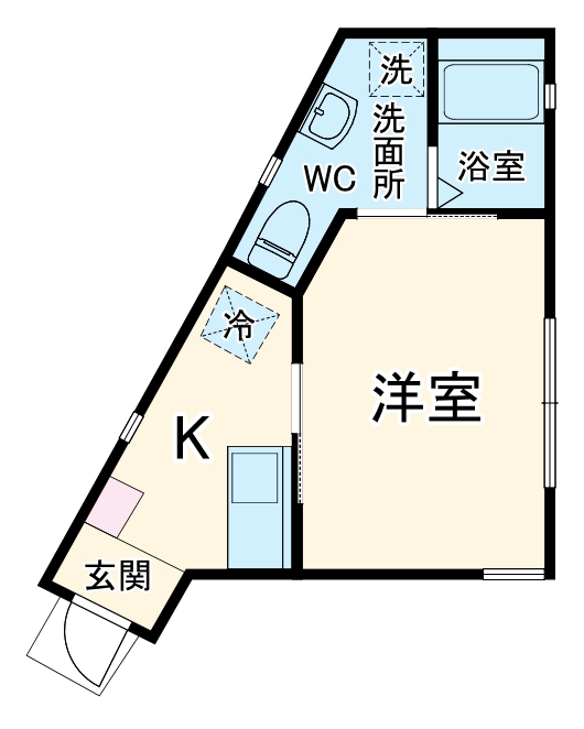 モンステラ羽沢の間取り
