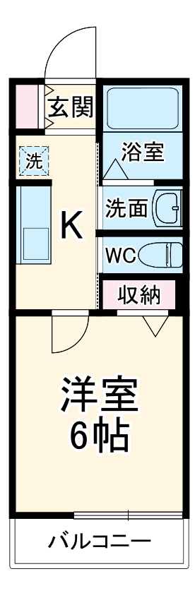 Mark Duo一ノ割Ⅱの間取り