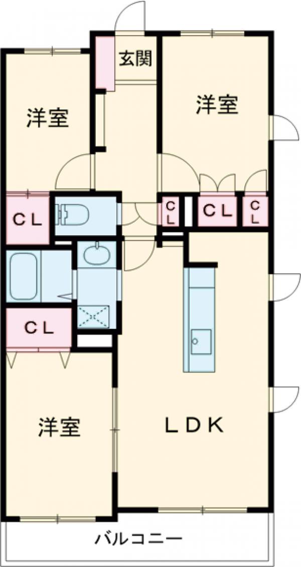 パインフィールド洛西の間取り