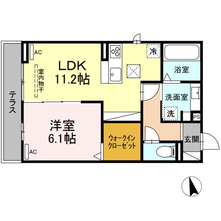 セレスティア荒子四丁目の間取り