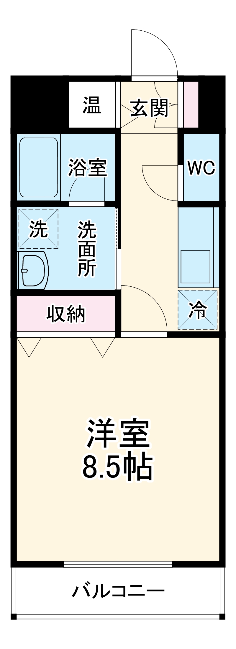 Castle Hills柳ヶ瀬の間取り