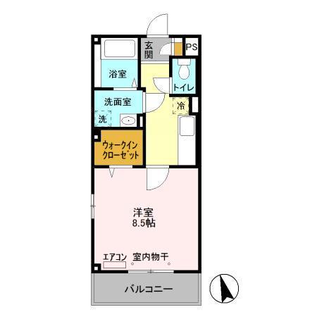 ロイヤルフレア・Mの間取り