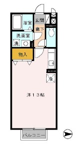 キャンパス・プランドールの間取り