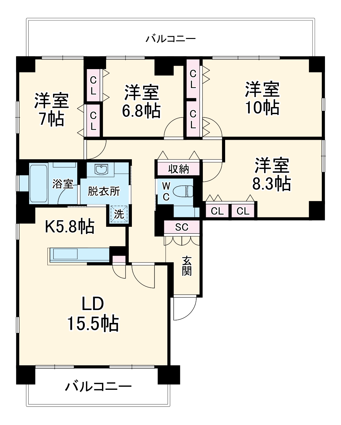 PATH宮前平の間取り