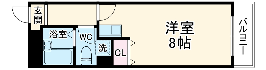 ラ・ヴィ21の間取り