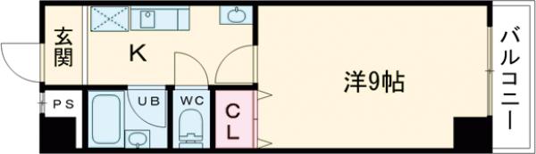 ステュディオ　リヴァージュの間取り
