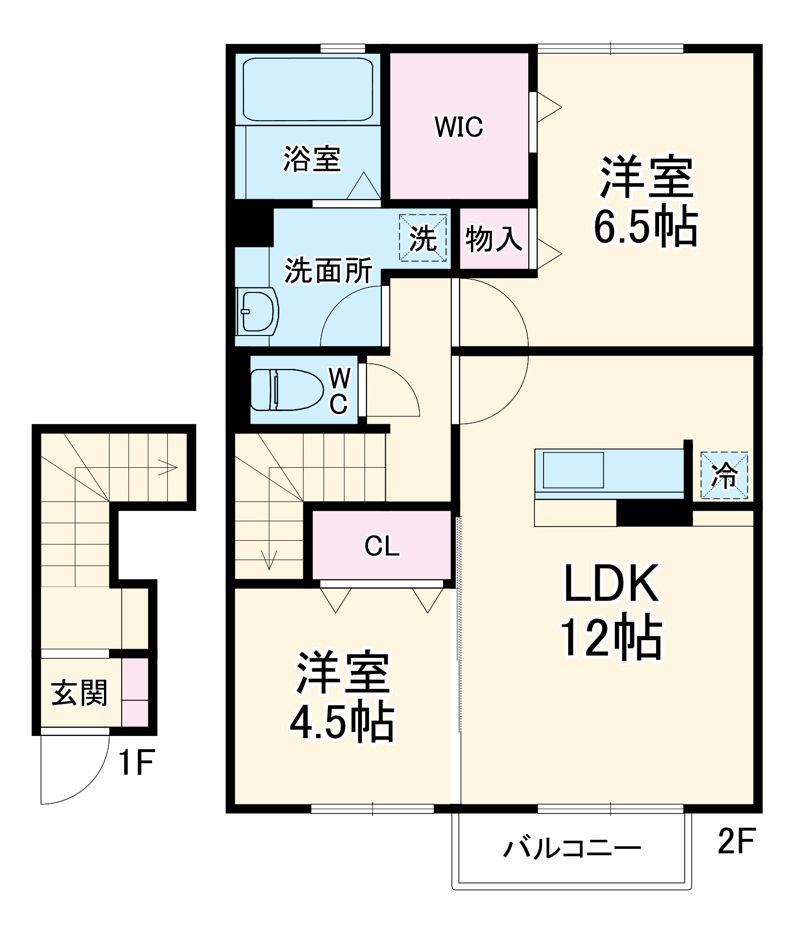 メゾンベルフォーレの間取り