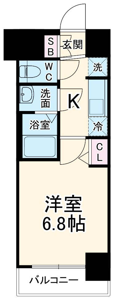 ディアレイシャス名古屋太閤通Ⅱの間取り