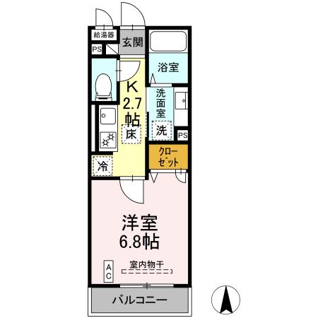 サンビレッジ中央の間取り