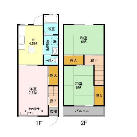 ガーデンテラス K.Nの間取り