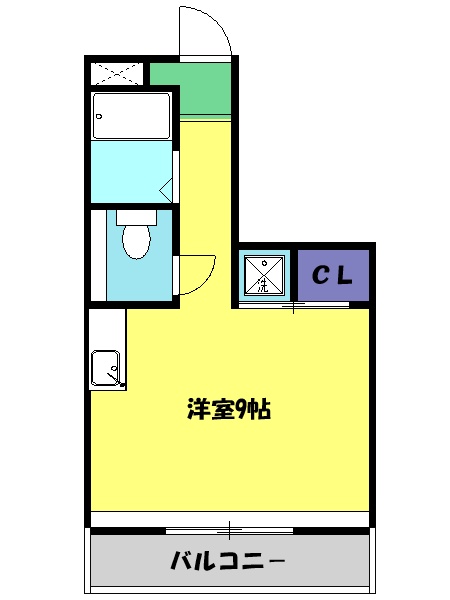バーン万の間取り