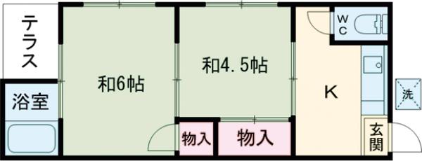 酒井荘の間取り