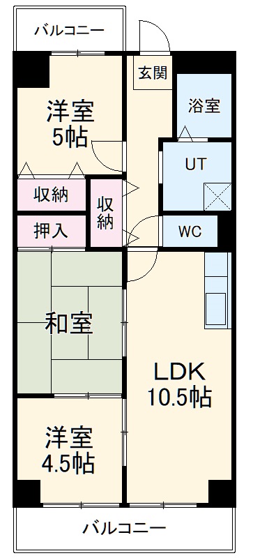 ボナール畑田の間取り