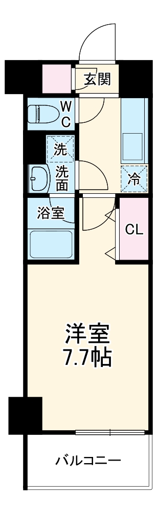 ヴェルデシア名駅南(旧ルネフラッツ名駅南)の間取り