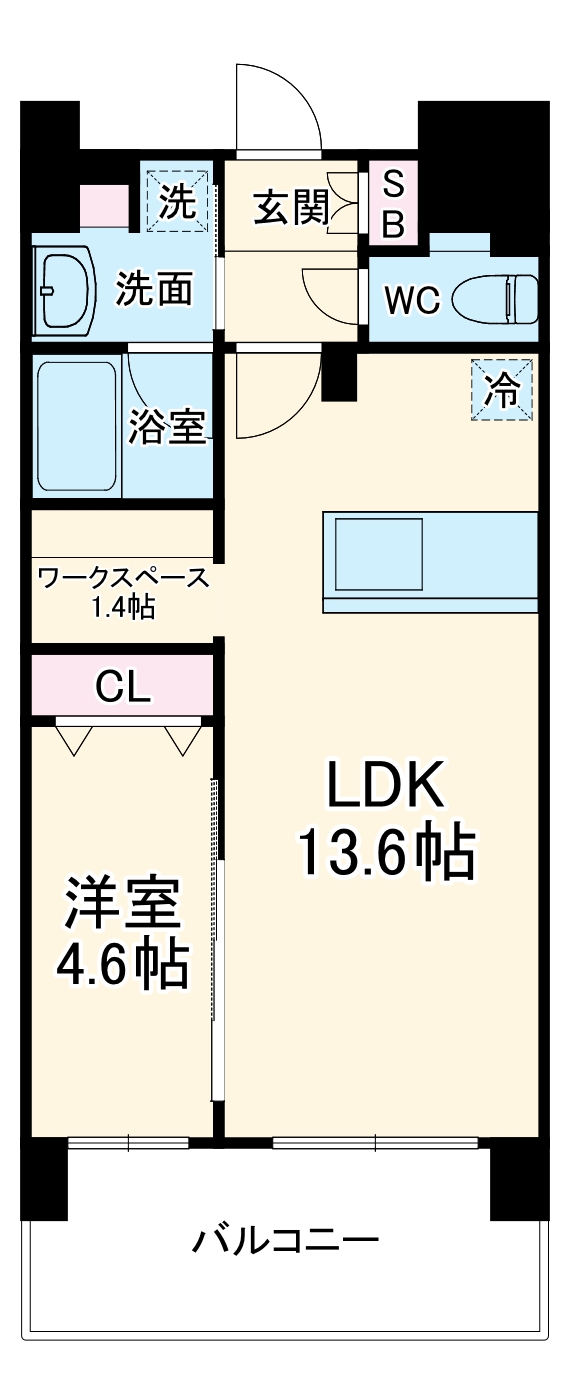 グランヴィラッセ北梅田の間取り