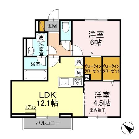 ソレアードの間取り