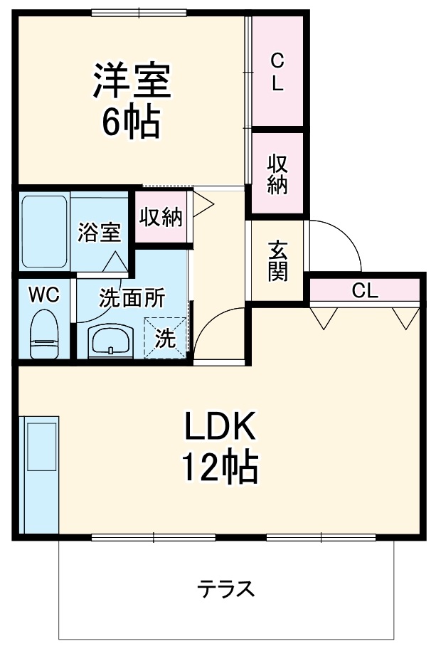カーサボナール C棟の間取り