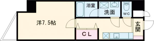 シャルレ10番館の間取り