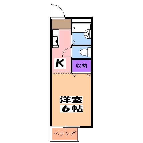 サンライフタシロの間取り