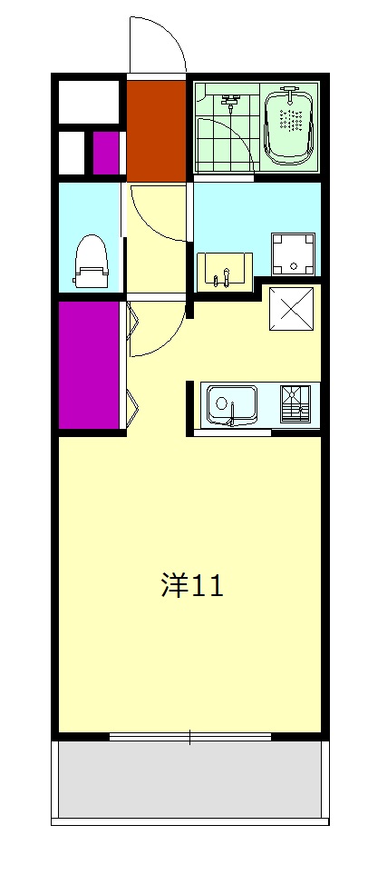 ジ・アパートメントIKEGAMIの間取り