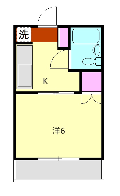ハイツ守屋Bの間取り