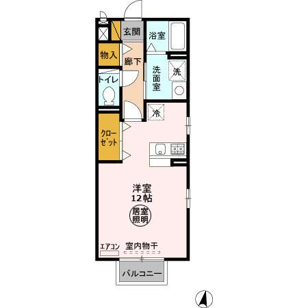 カーサ オークマの間取り