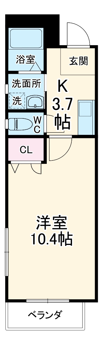 上野坂グランハイツAの間取り