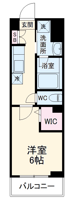 ハマコートⅥの間取り