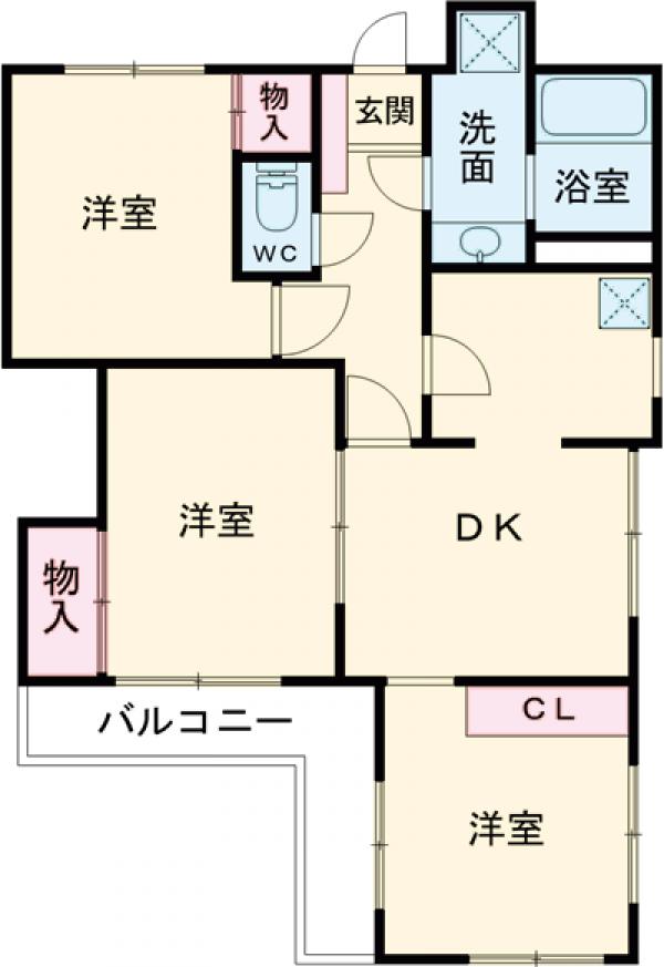 センチュリー立川の間取り
