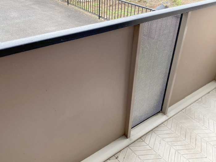 12/25 バルコニー