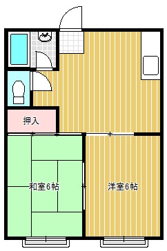 パレス上小の間取り