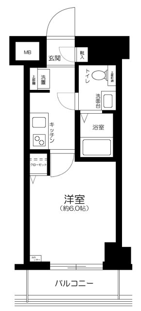 GENOVIAお花茶屋Ⅱskygardenの間取り