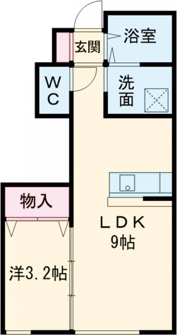 トライアングル ゆいの衛の間取り