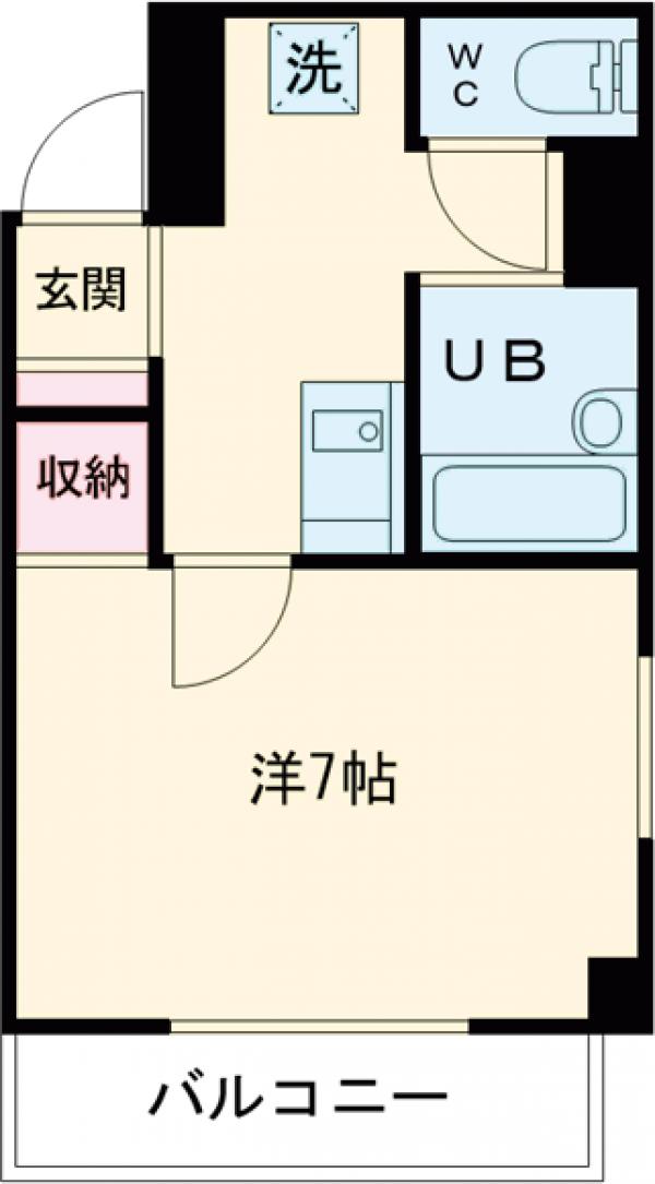 リトルアージュ・402号室の間取り