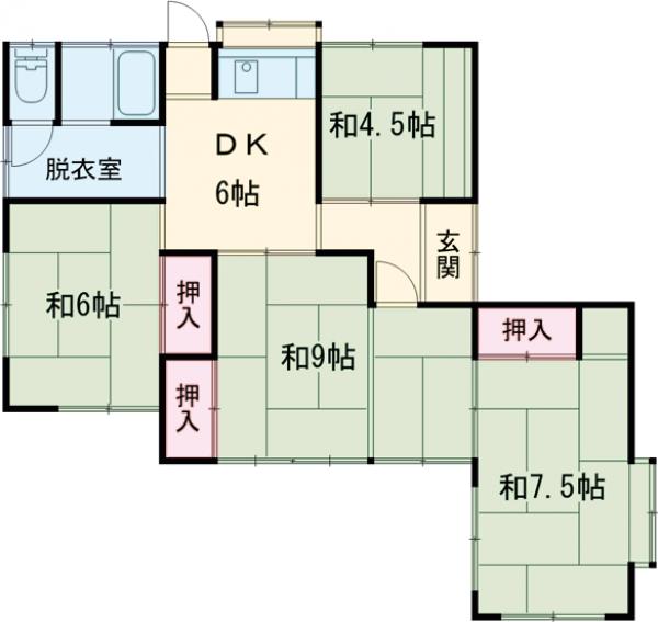 佐藤貸住宅の間取り