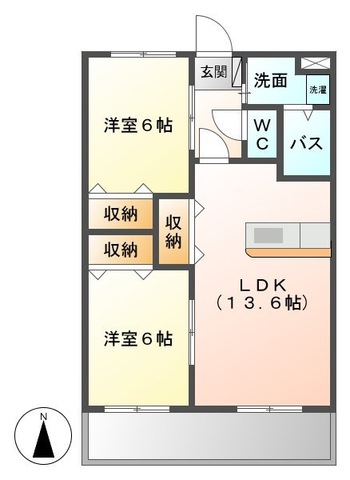 グローリアスⅡの間取り