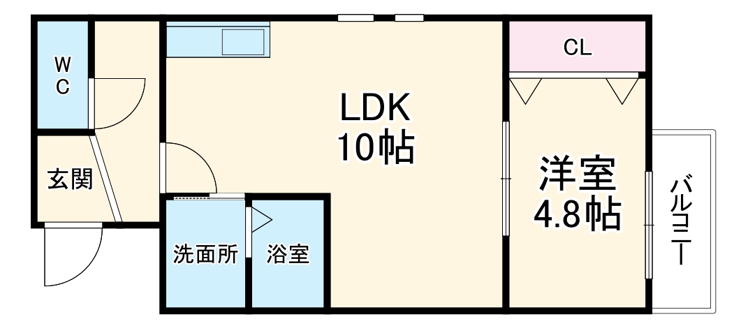 フリーディオ門真Ⅴの間取り