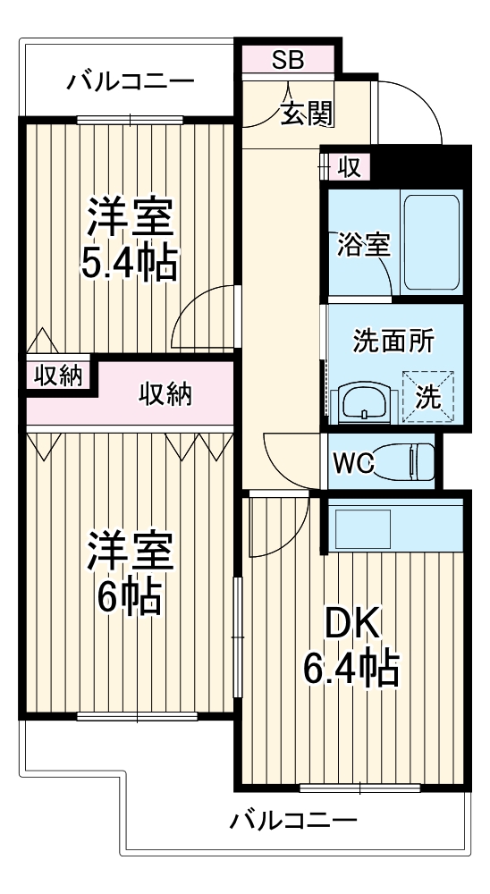 コンフォート・ヒルの間取り