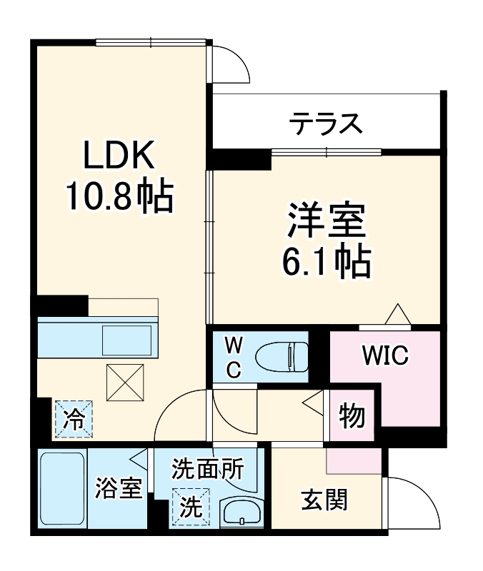 GRAND湘南 B棟の間取り