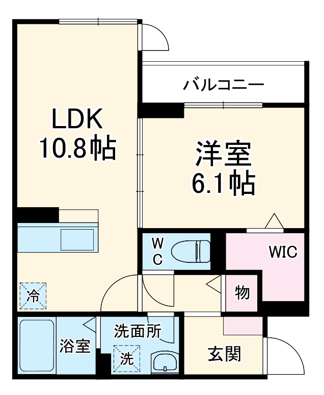 GRAND湘南 B棟の間取り