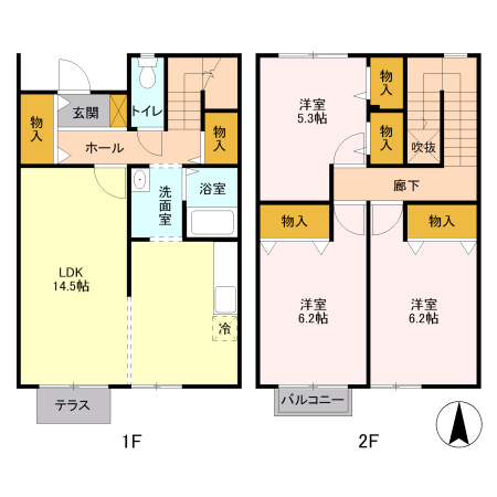 ソラティーオの間取り