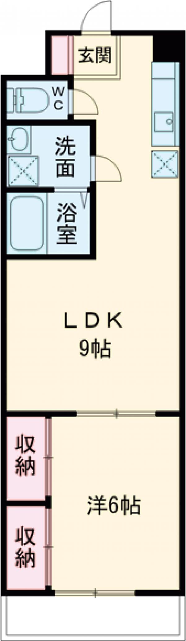 巷岡ビルの間取り