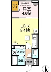 セレスティア高島平の間取り