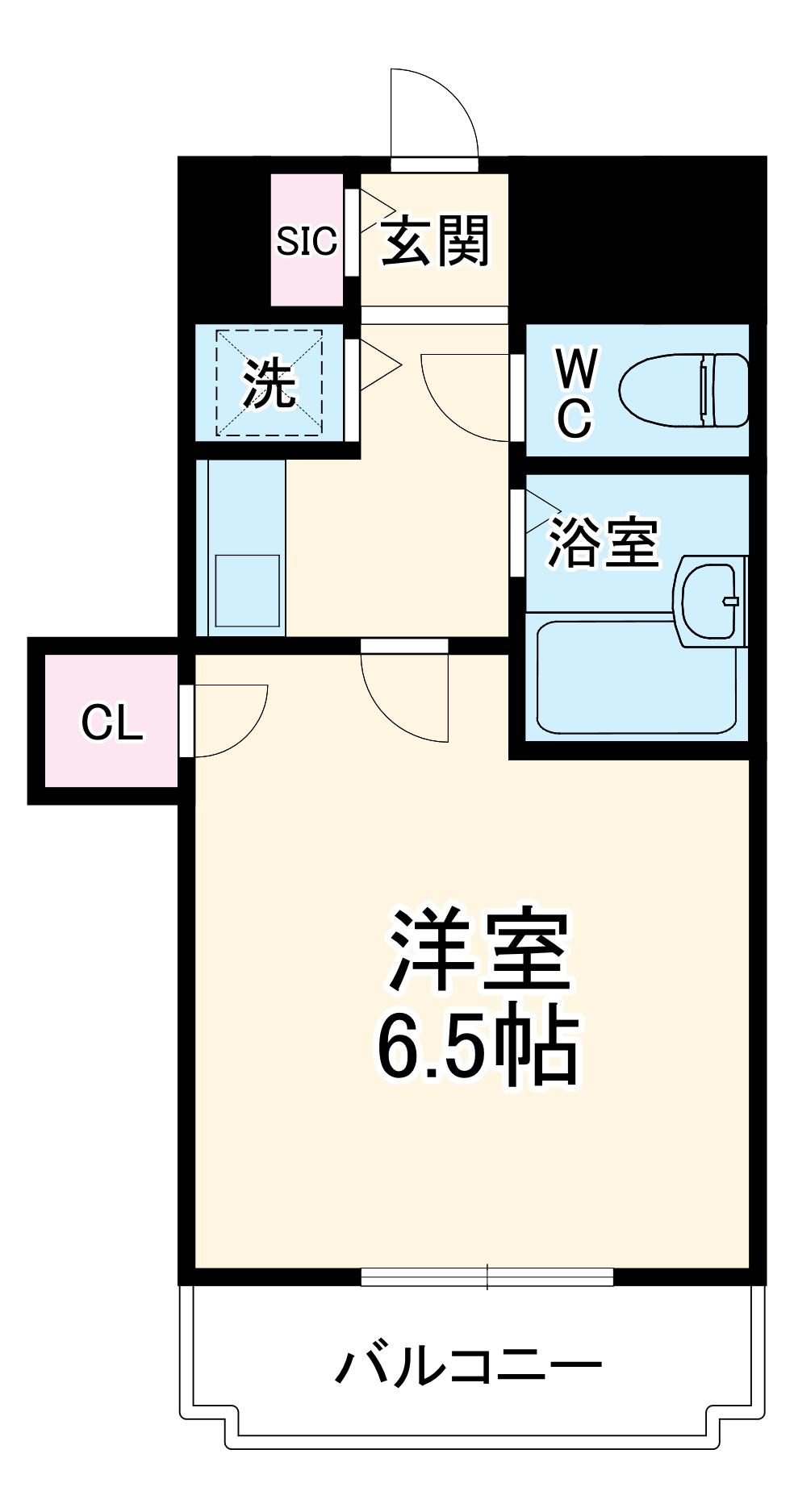 シャイン塩釜ハイツの間取り