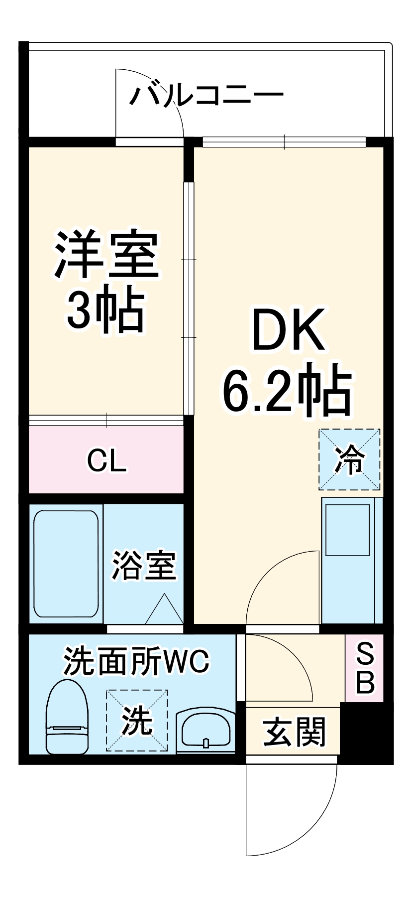 THE GARNET SUITE RESIDENCE 西院Ⅱの間取り