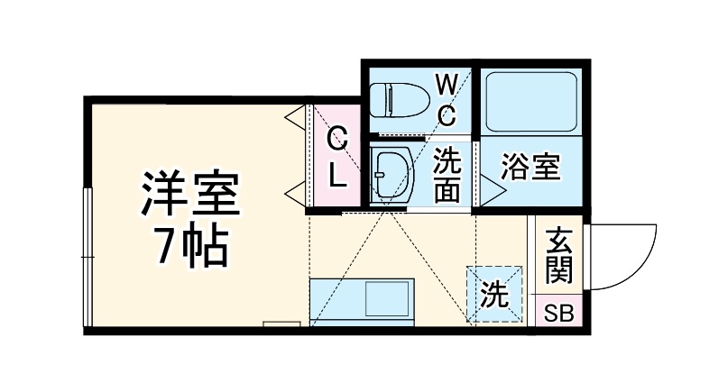 ラフィネ追浜の間取り